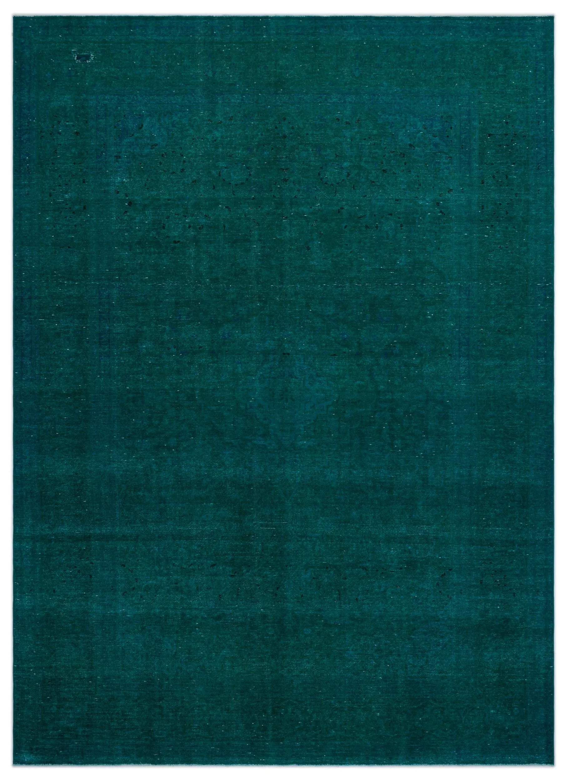 Siyah Eskitme Modern Yün Halı 275x380