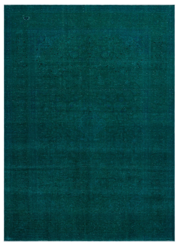Siyah Eskitme Modern Yün Halı 275x380