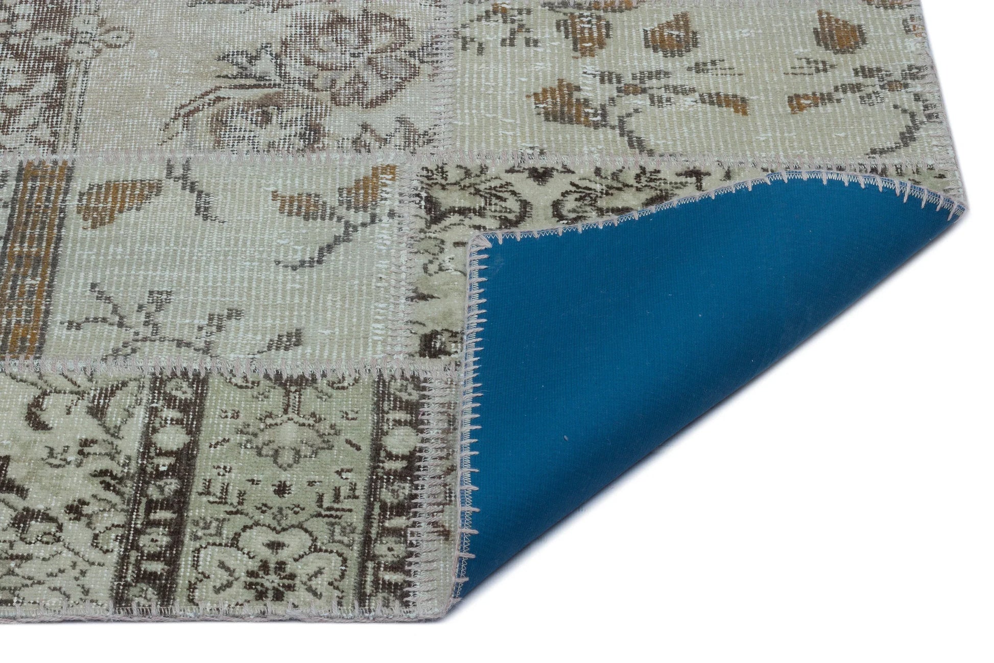 Bej Anadolu Bohem Eskitme Yün Halı 80x150 - Özel Seri