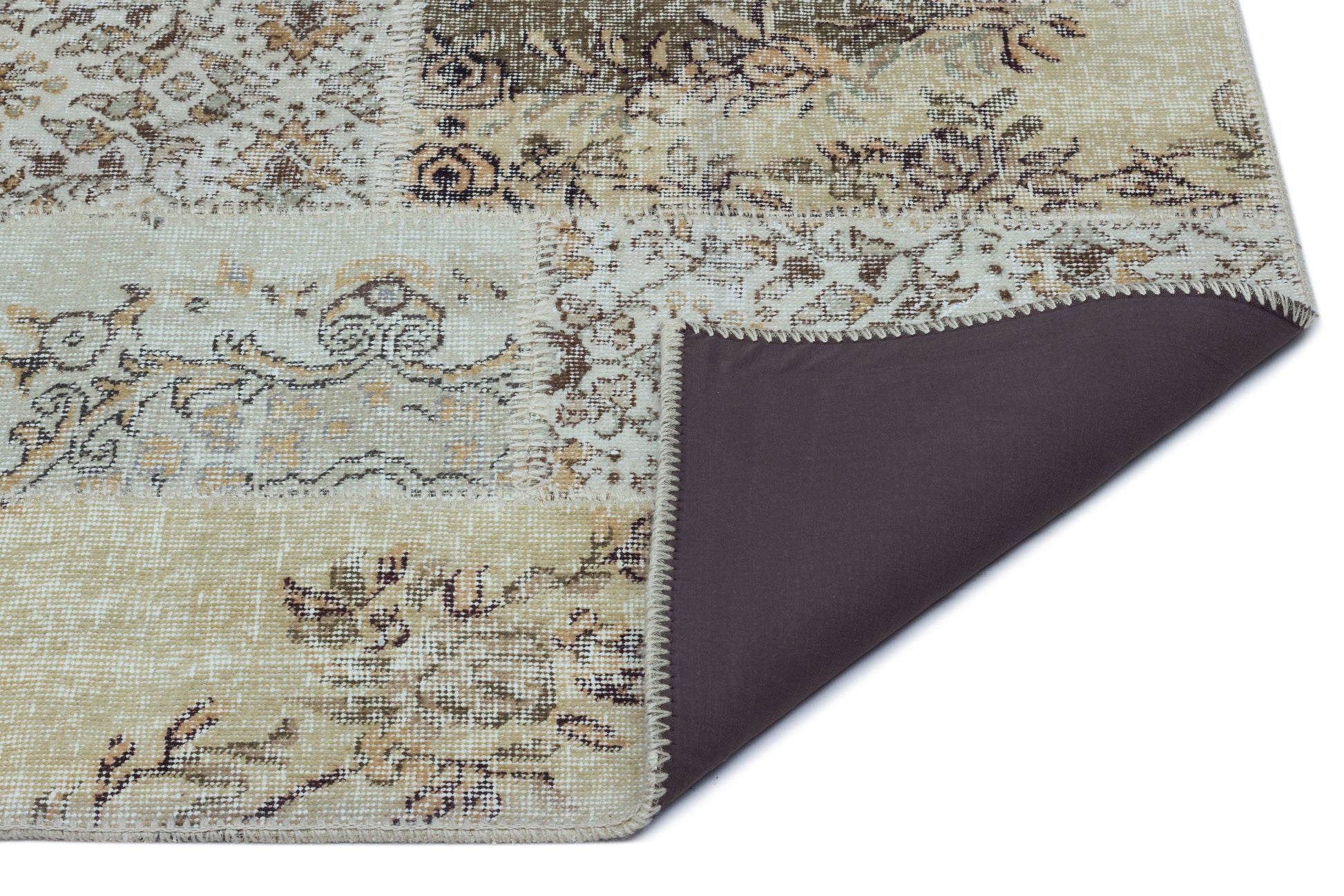 Iskece Yeşil Eskitme Yün El Dokuma Halısı 080 x 150 Apex Unique