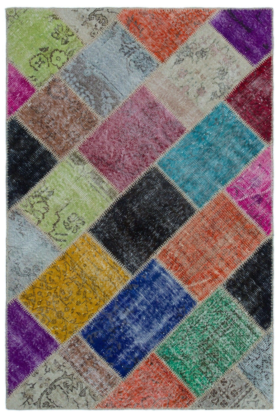 El Dokuma Geometrik Desenli Halı 120x180 cm 24895 – Koridor kullanımı