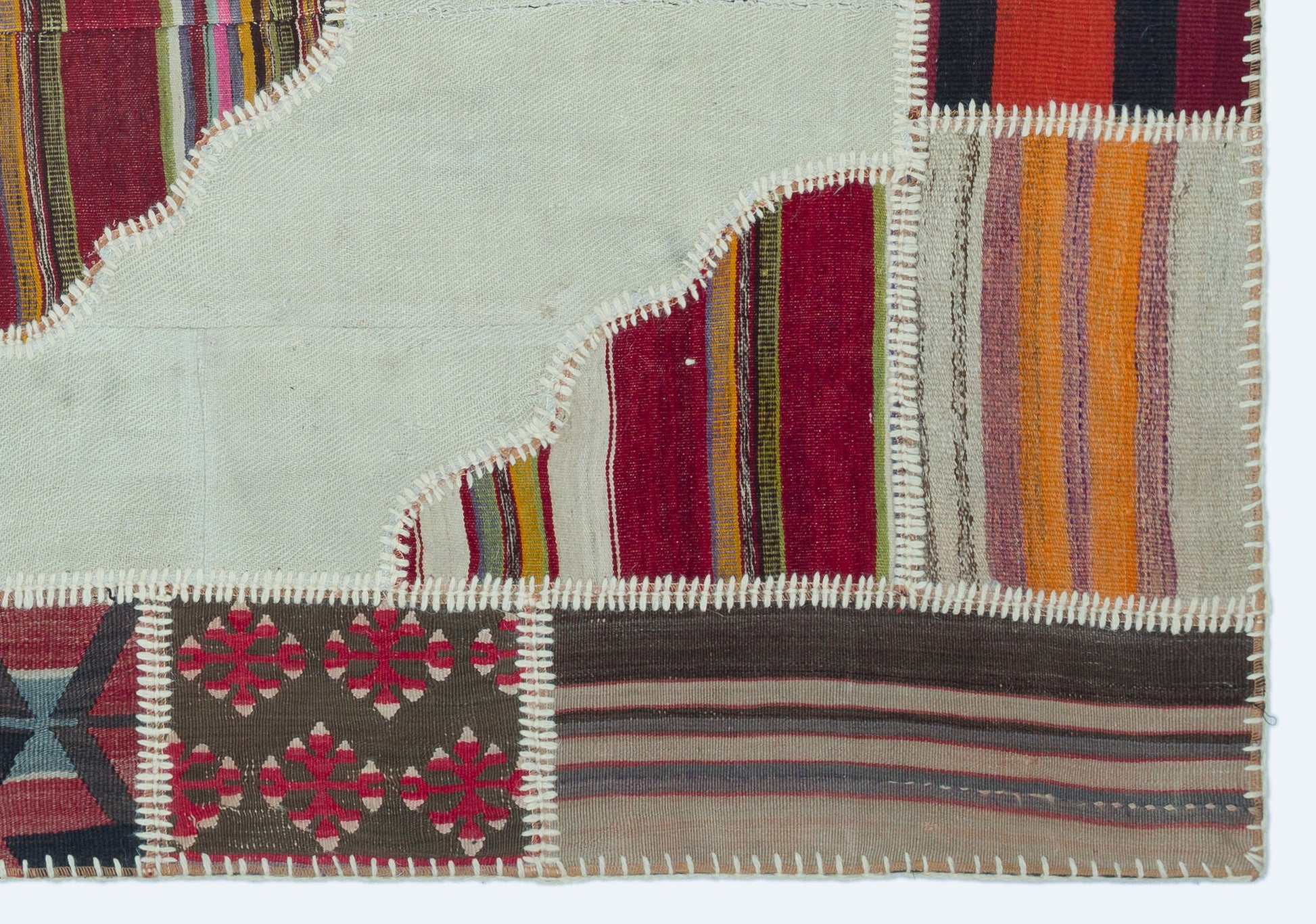 Teselya Bej Eskitme Yün El Dokuma Halısı 125 x 180 Apex Unique