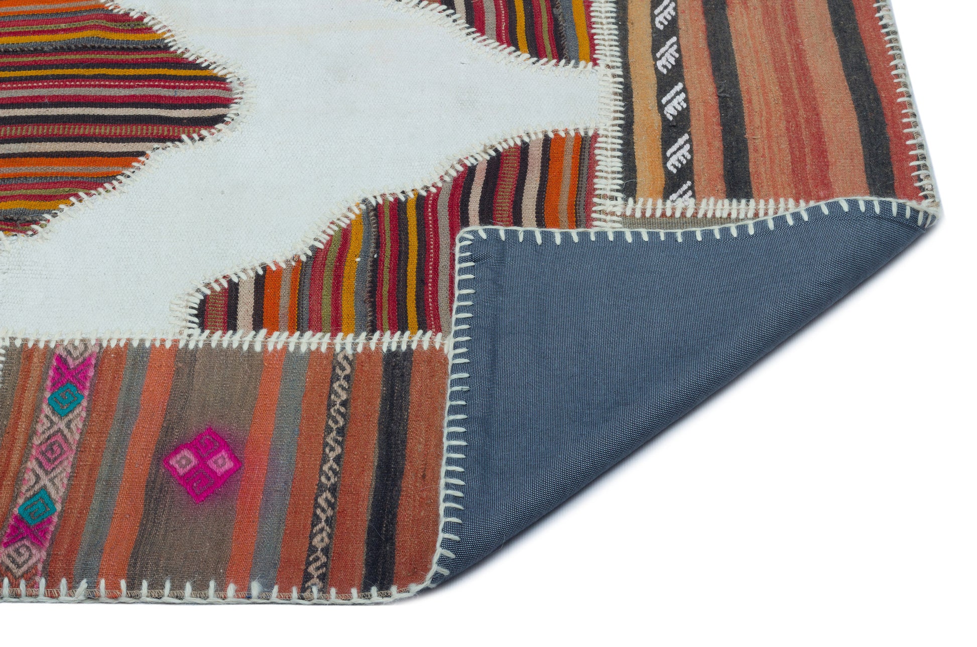 Teselya Bej Eskitme Yün El Dokuma Halısı 128 x 178 Apex Unique