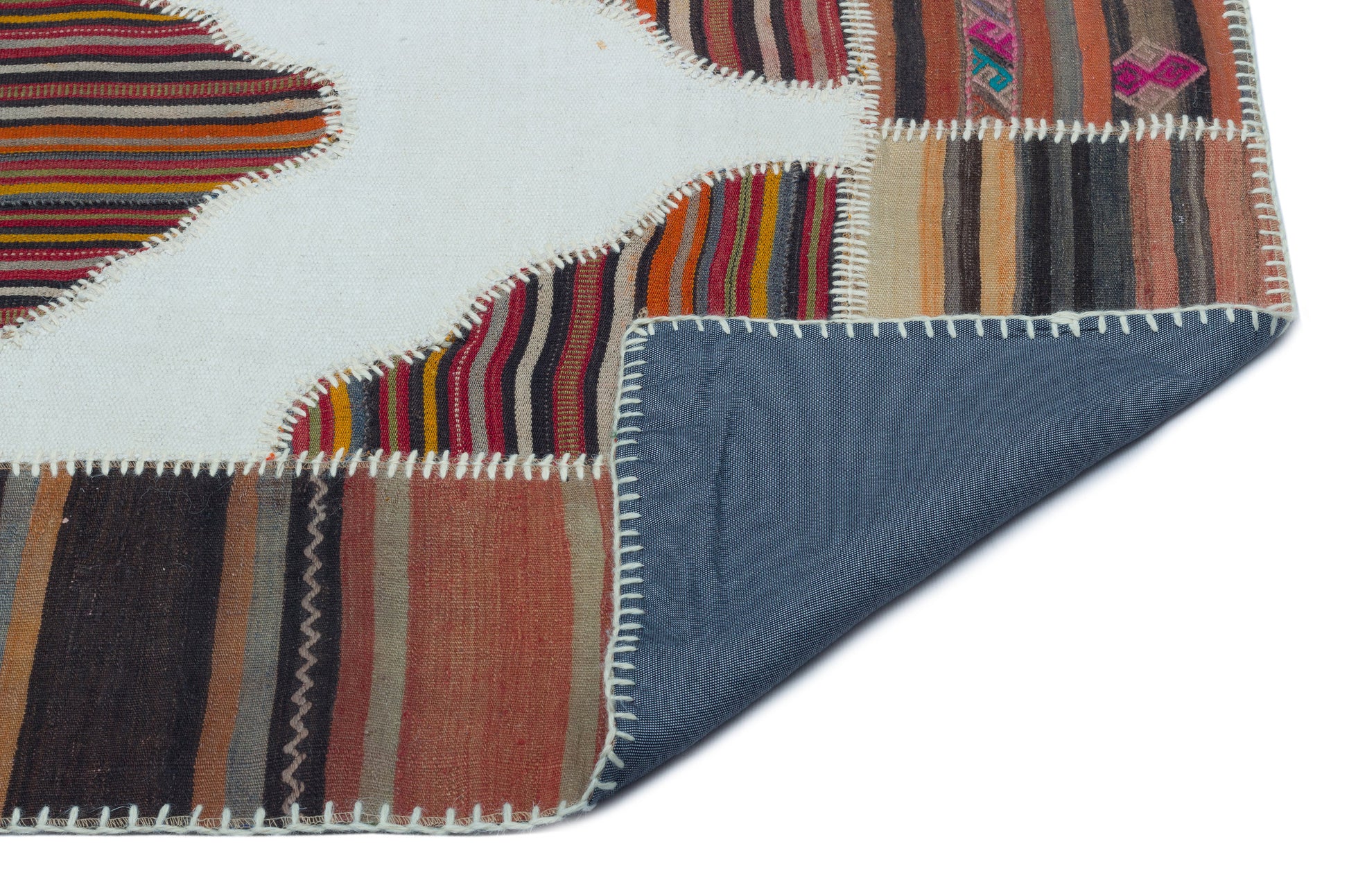 Teselya Bej Eskitme Yün El Dokuma Halısı 130 x 177 Apex Unique