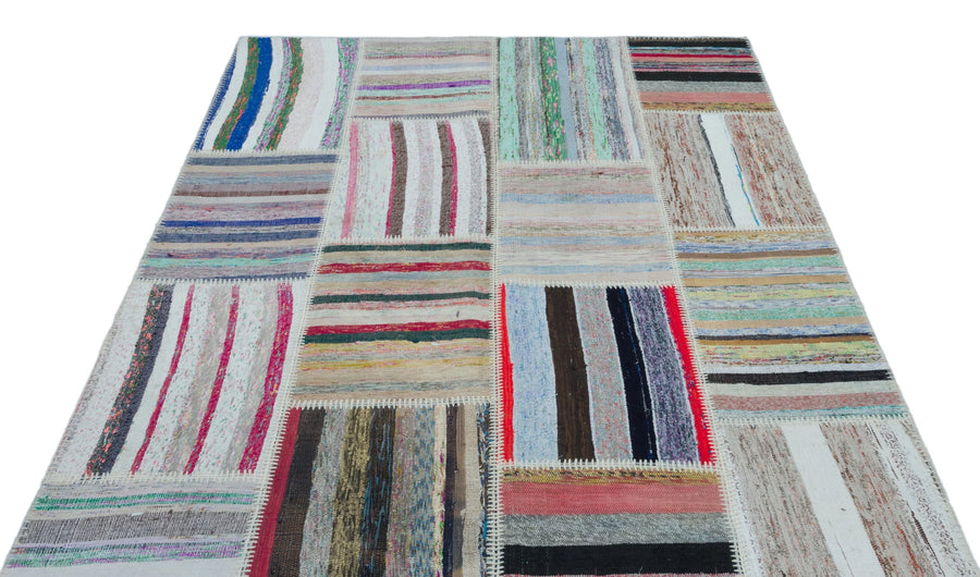 Bej Bohem Modern Yün Halı 160x222