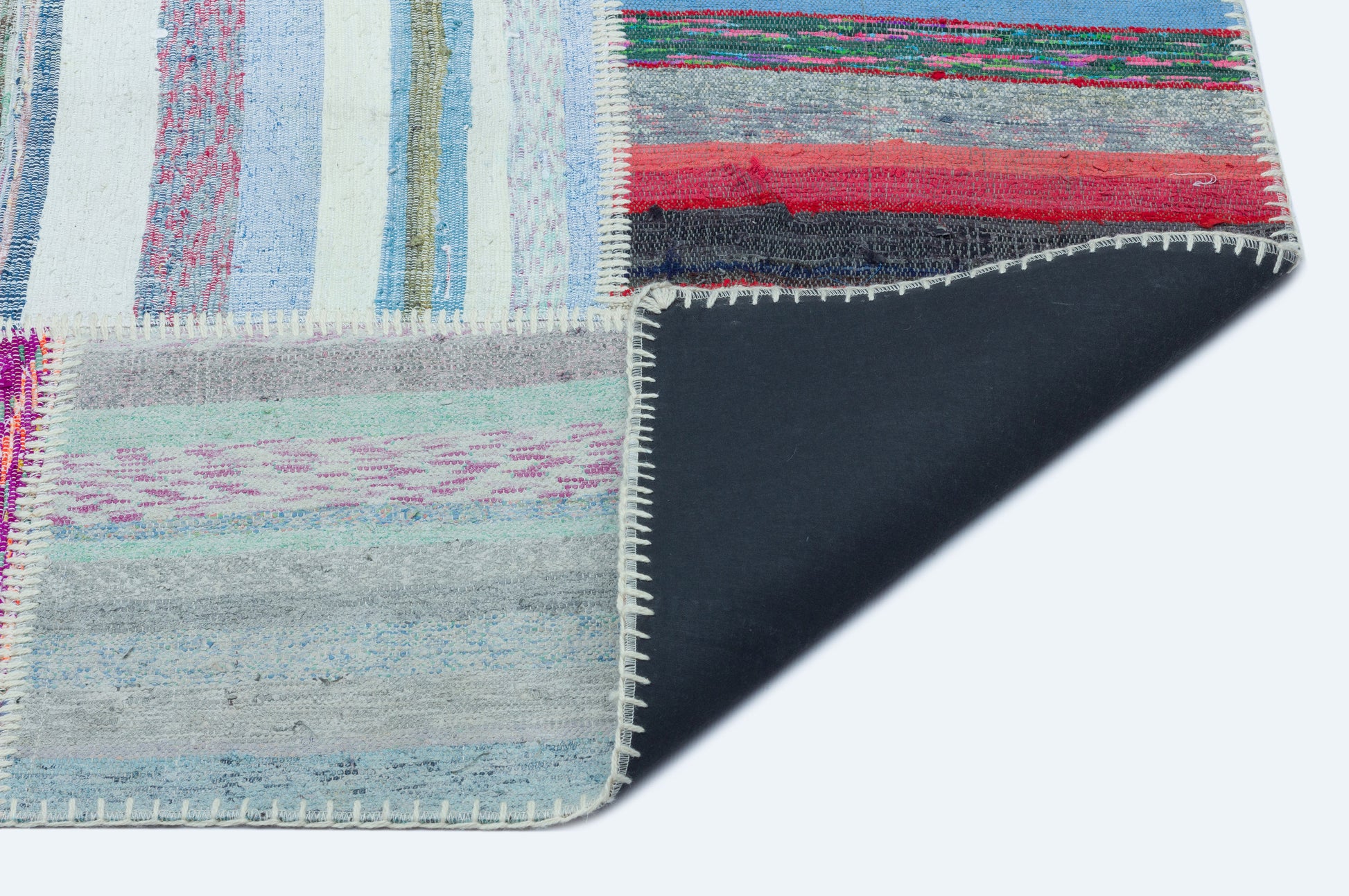 Teselya Bej Çizgili Yün El Dokuma Halısı 159 x 220 Apex Unique