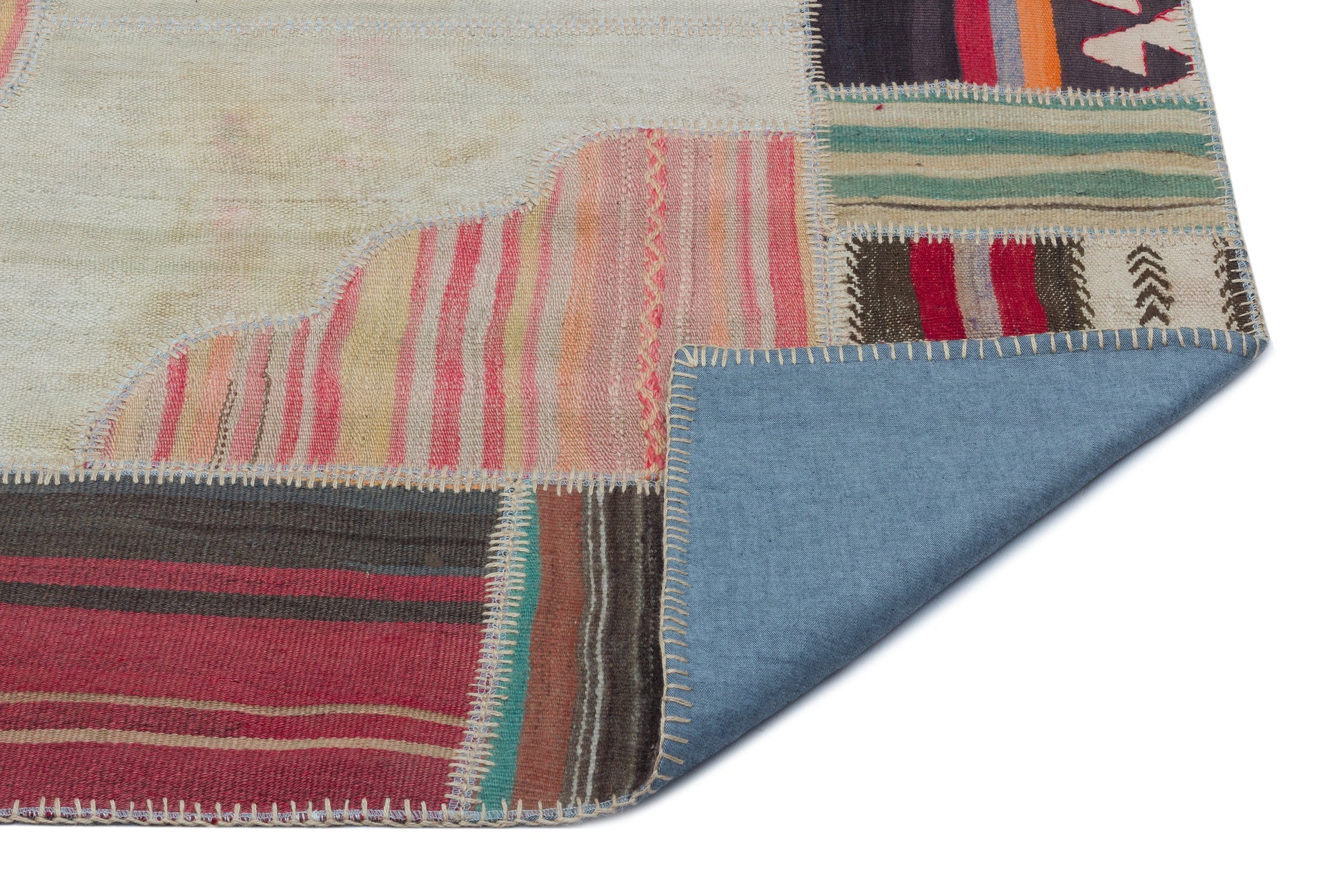 Teselya Bej Eskitme Yün El Dokuma Halısı 160 x 226 Apex Unique