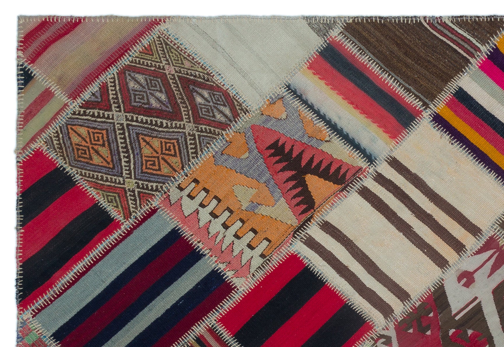 Teselya Bej Eskitme Yün El Dokuma Halısı 164 x 241 Apex Unique