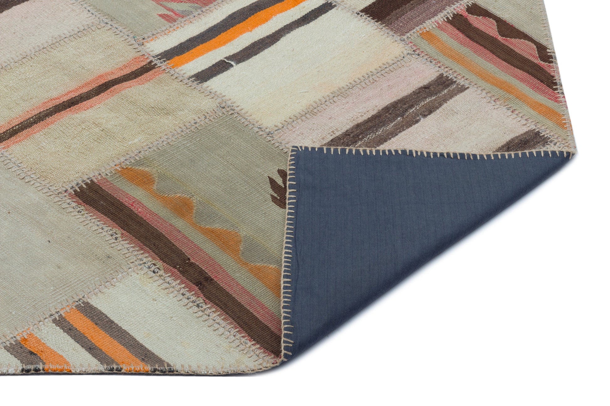 Teselya Bej Eskitme Yün El Dokuma Halısı 147 x 235 Apex Unique