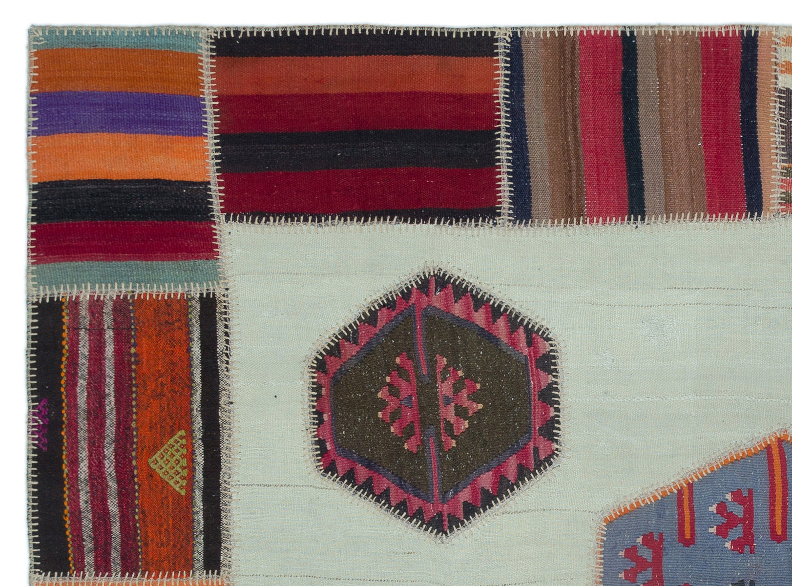 Teselya Bej Eskitme Yün El Dokuma Halısı 165 x 225 Apex Unique