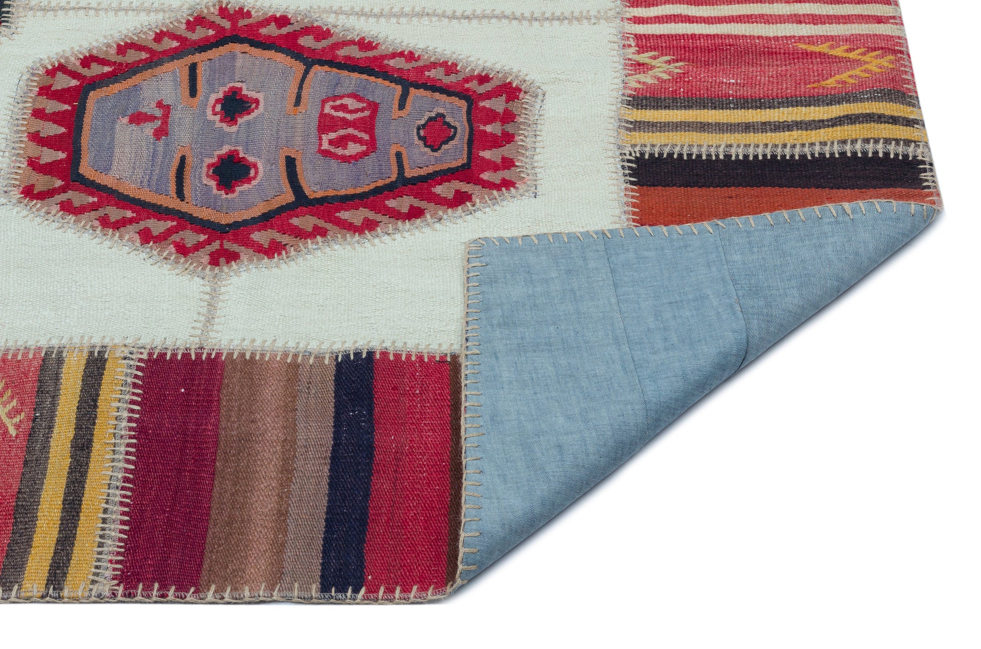 Teselya Bej Eskitme Yün El Dokuma Halısı 158 x 233 Apex Unique