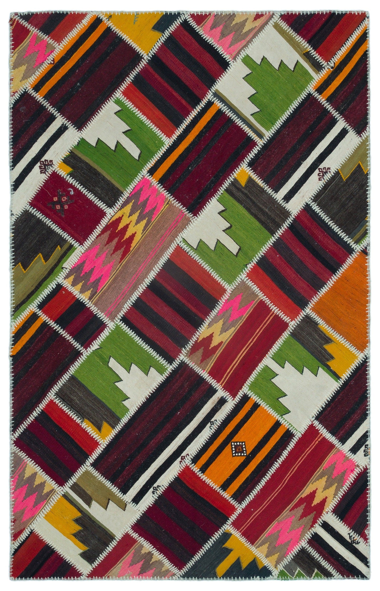 Teselya Bej Eskitme Yün El Dokuma Halısı 152 x 240 Apex Unique