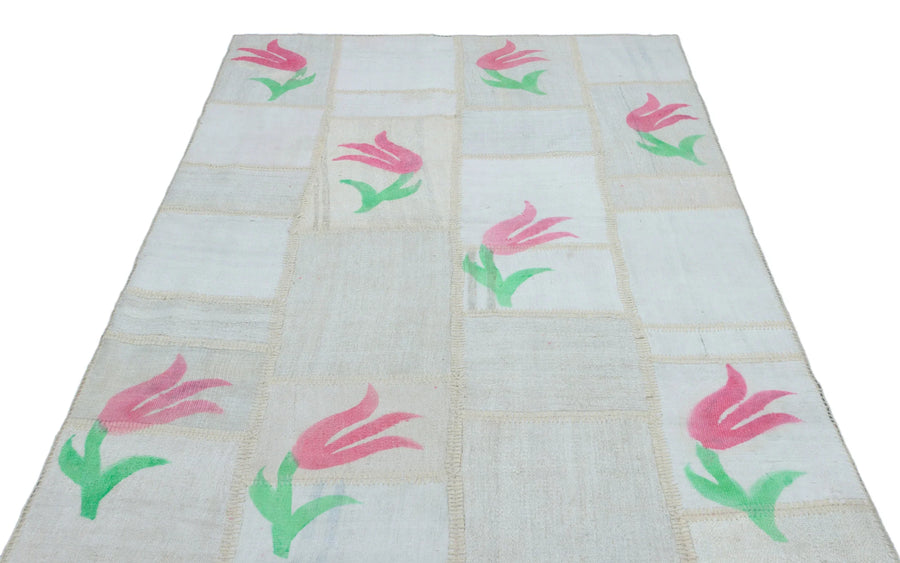 Bej Anadolu Modern Yün Halı 155x228 - Özel Seri