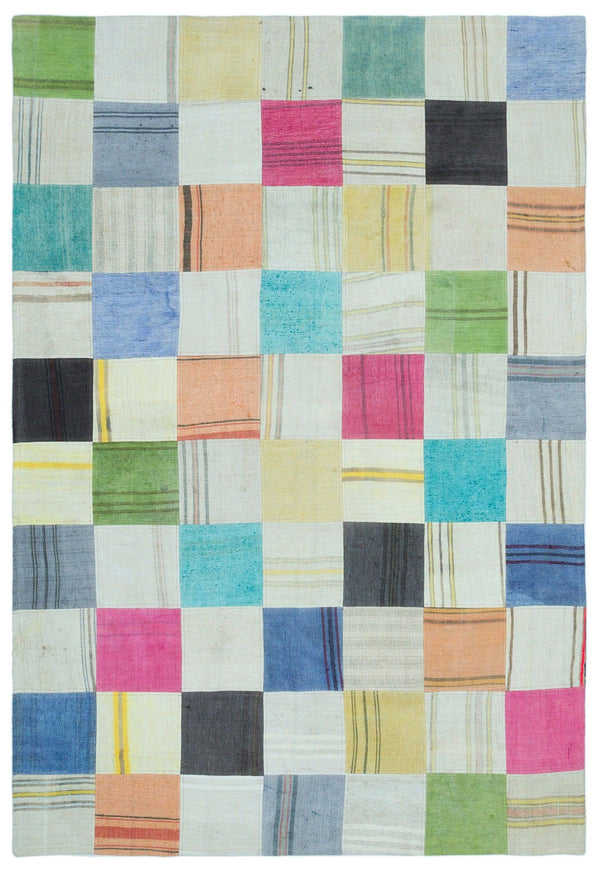 Bej Anadolu Bohem Modern Yün Halı 156x230 - Özel Seri