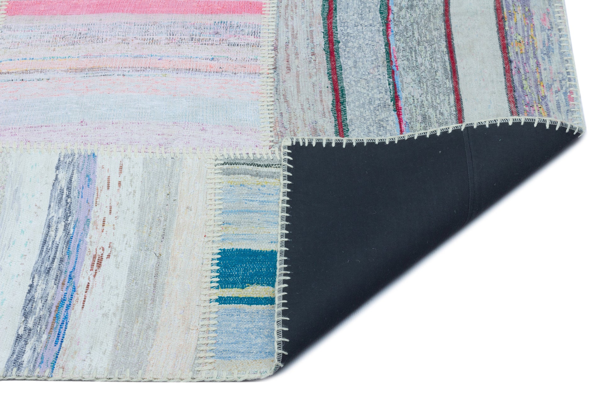 Teselya Bej Çizgili Yün El Dokuma Halısı 158 x 222 Apex Unique