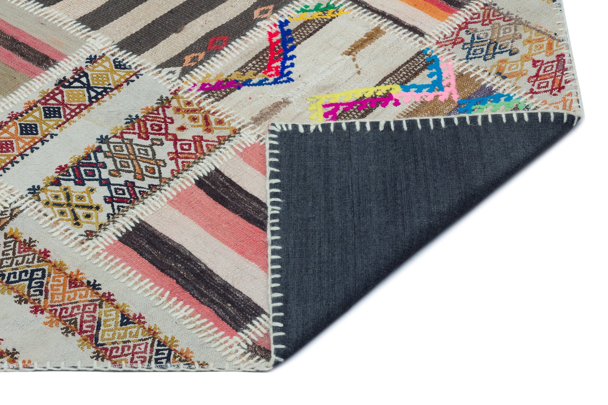 Teselya Bej Eskitme Yün El Dokuma Halısı 160 x 234 Apex Unique