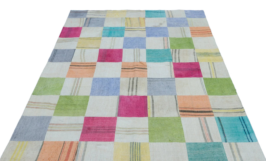 Gri Anadolu Bohem Modern Yün Halı 160x226 - Özel Seri