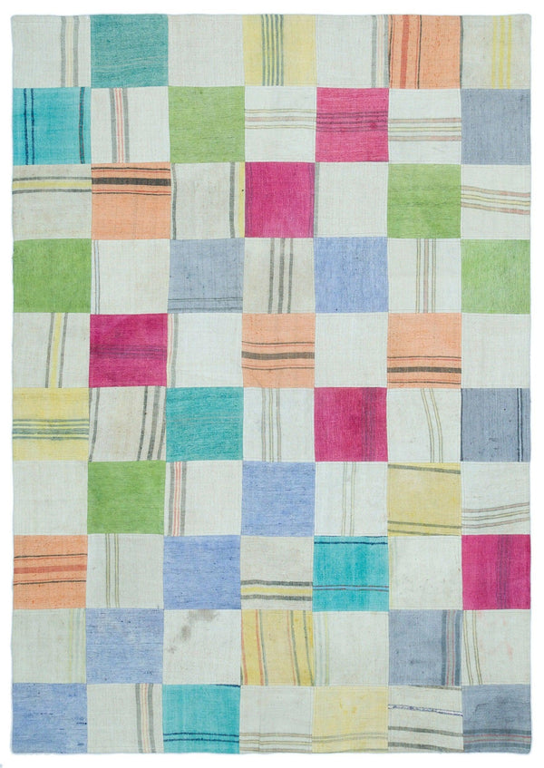 Gri Anadolu Bohem Modern Yün Halı 160x226 - Özel Seri