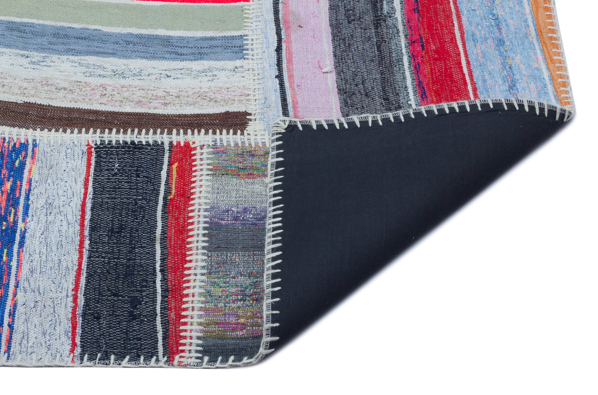 Teselya Bej Çizgili Yün El Dokuma Halısı 160 x 230 Apex Unique