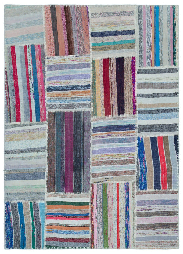 Bej Bohem Modern Yün Halı 156x220