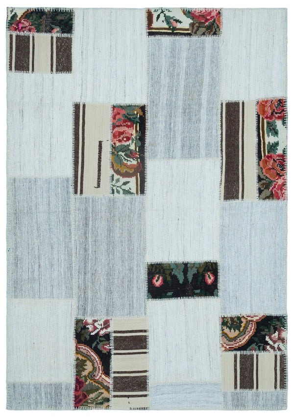 Kırmızı Anadolu Bohem Modern Yün Halı 152x217 - Özel Seri
