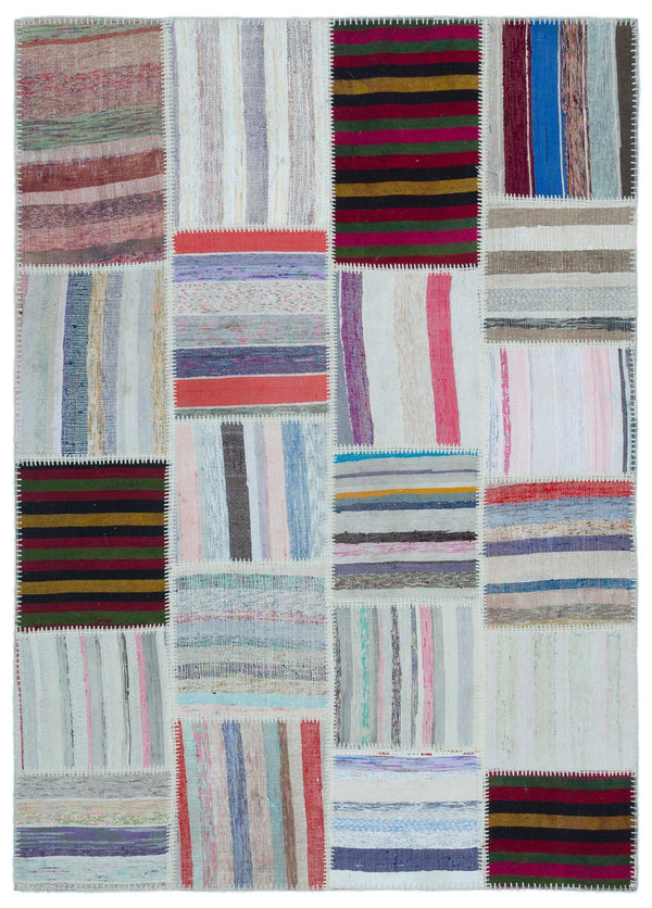 Bej Bohem Modern Yün Halı 160x223
