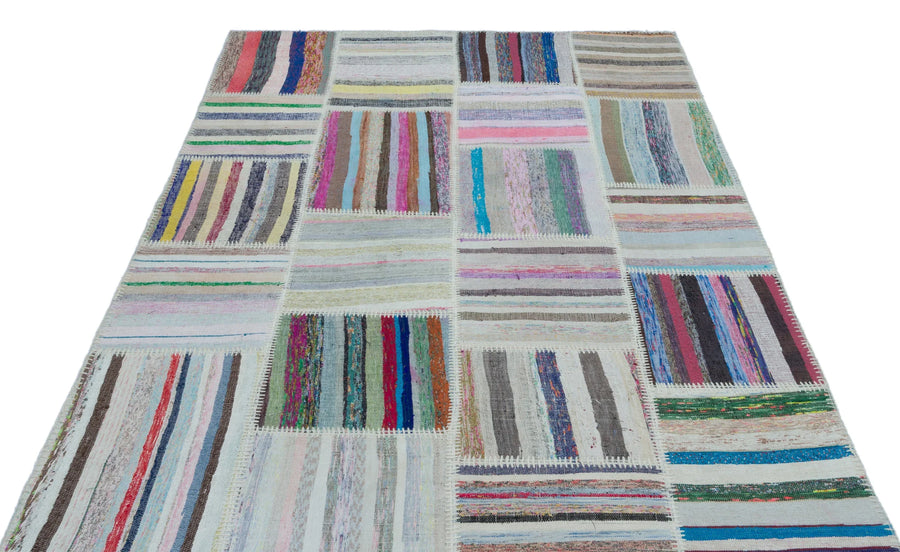Bej Bohem Modern Yün Halı 160x227