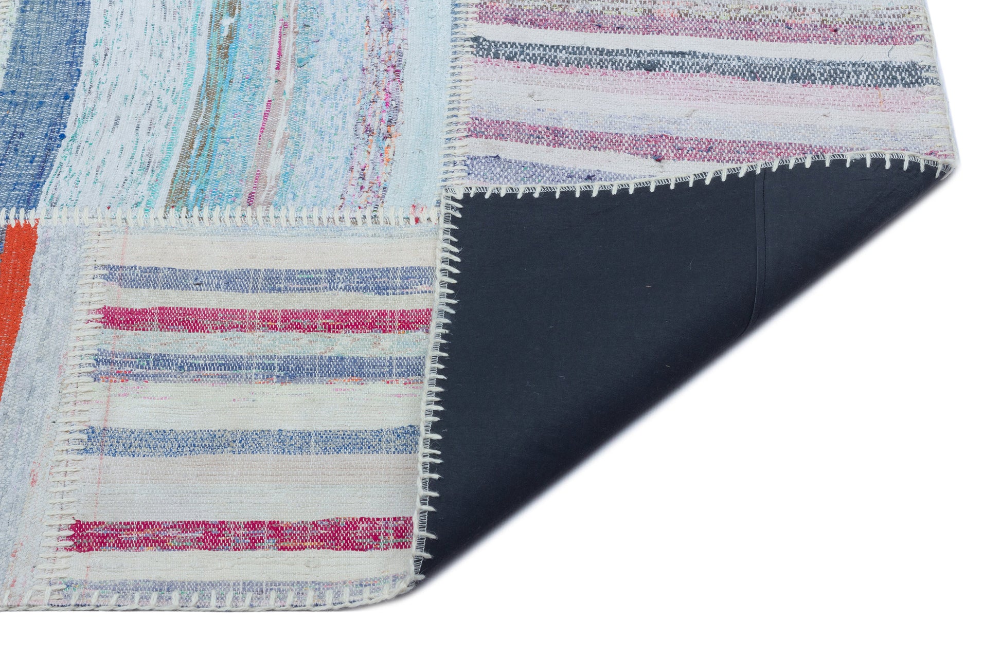 Teselya Bej Çizgili Yün El Dokuma Halısı 160 x 230 Apex Unique