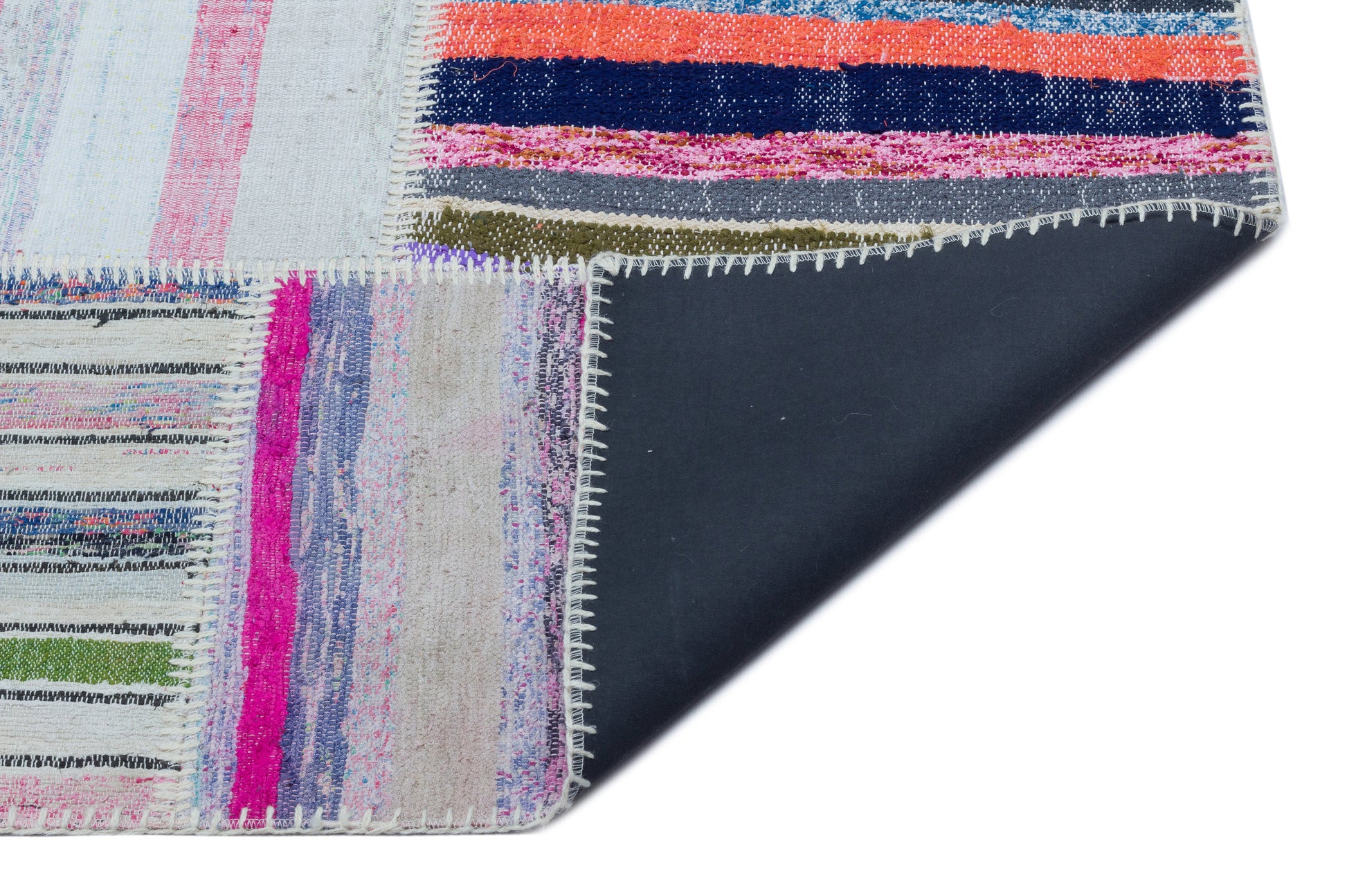 Teselya Bej Çizgili Yün El Dokuma Halısı 160 x 230 Apex Unique