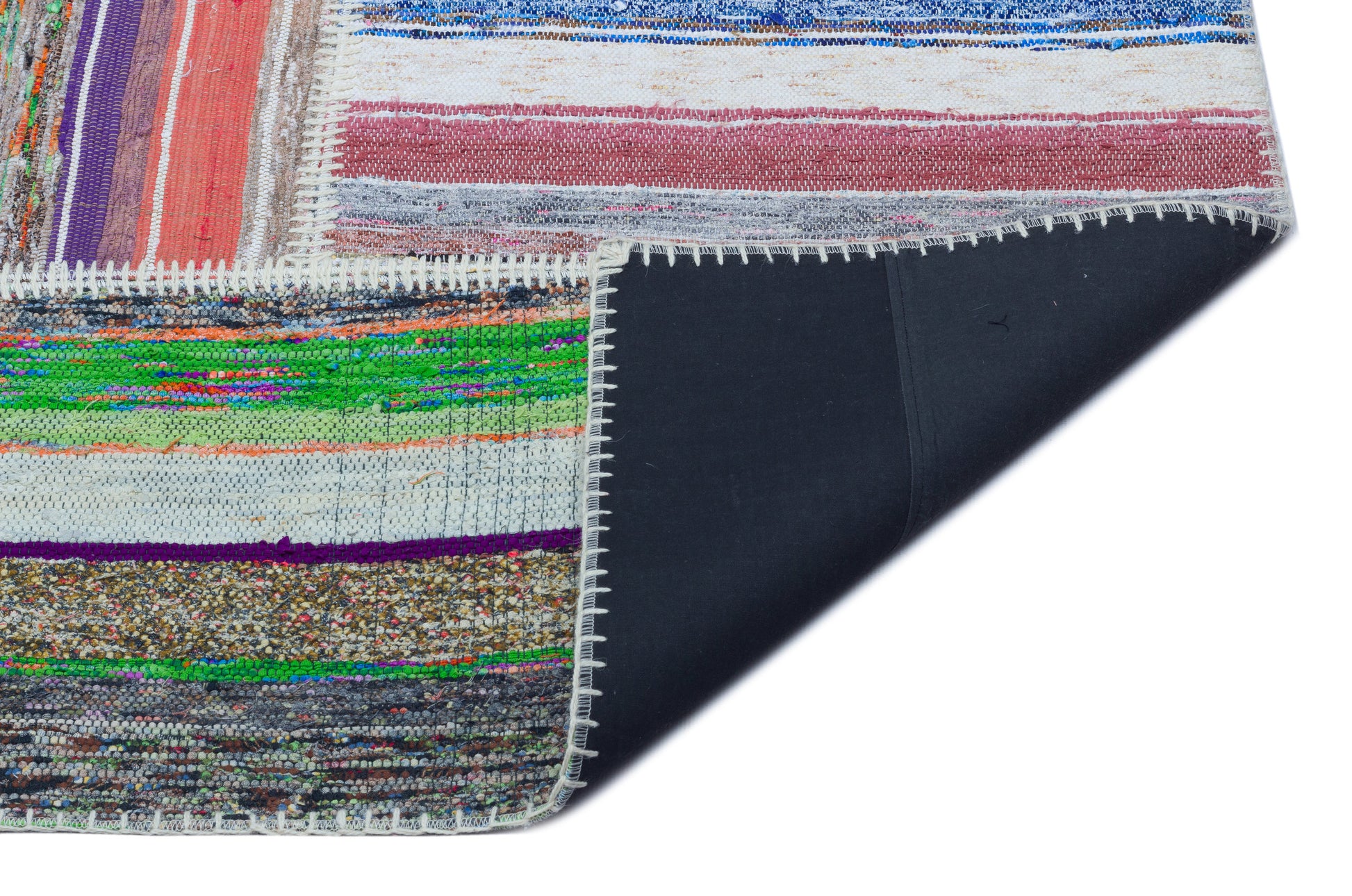 Teselya Bej Çizgili Yün El Dokuma Halısı 154 x 228 Apex Unique