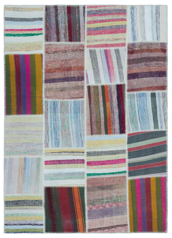 Bej Bohem Modern Yün Halı 160x225