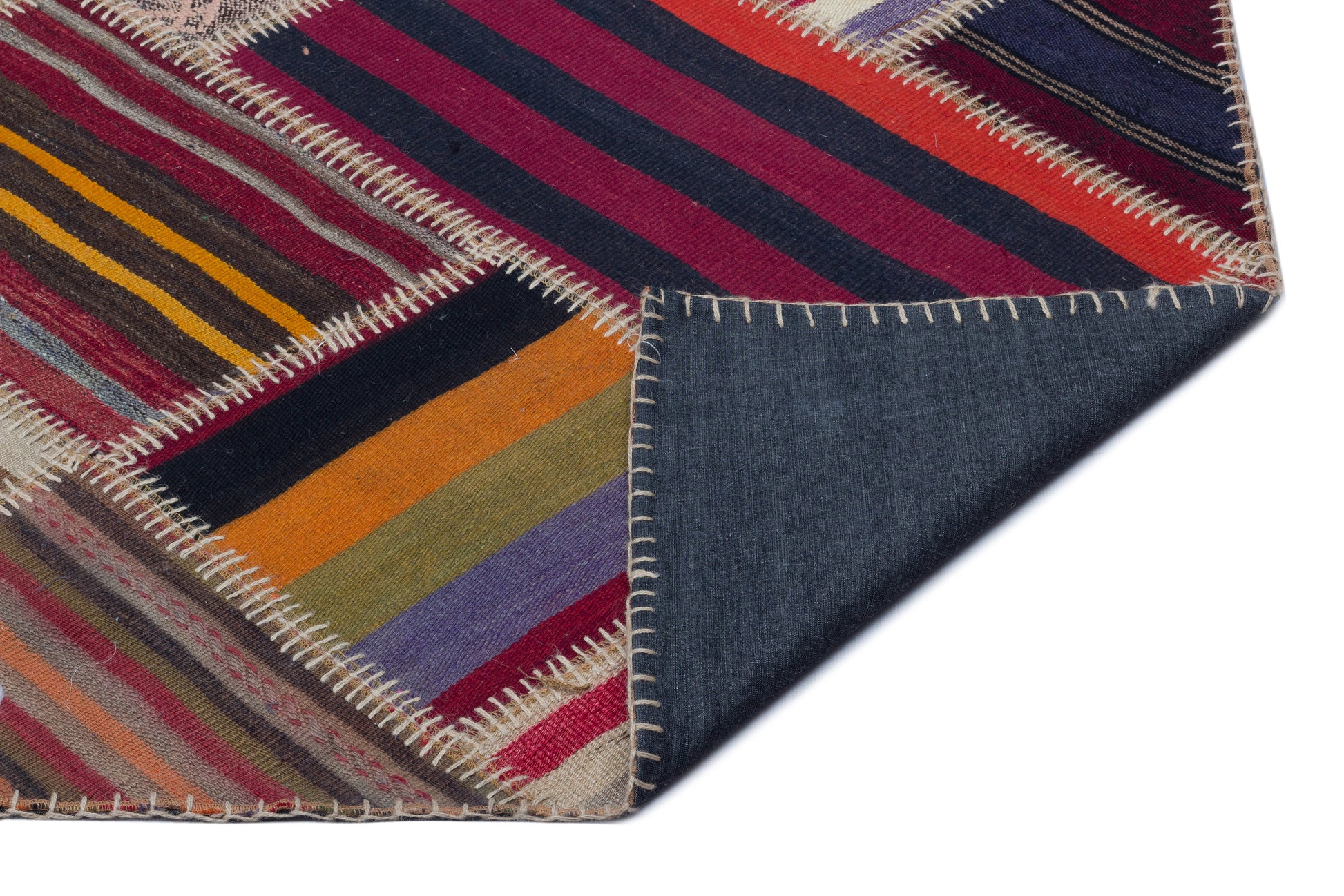 Teselya Kırmızı Eskitme Yün El Dokuma Halısı 157 x 227 Apex Unique