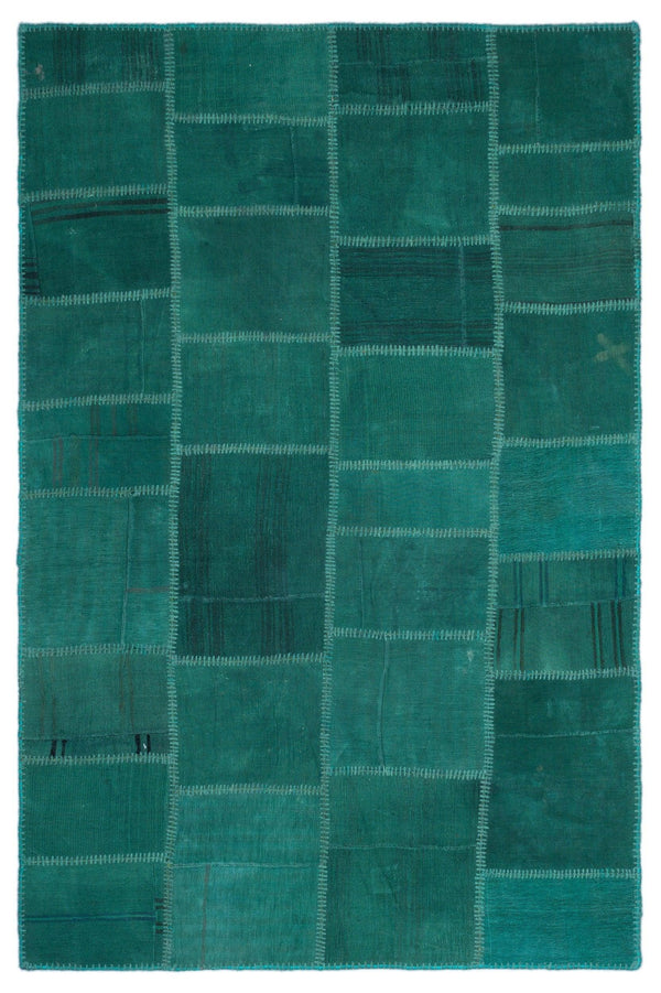 Yeşil Anadolu Modern Yün Halı 152x231 - Özel Seri