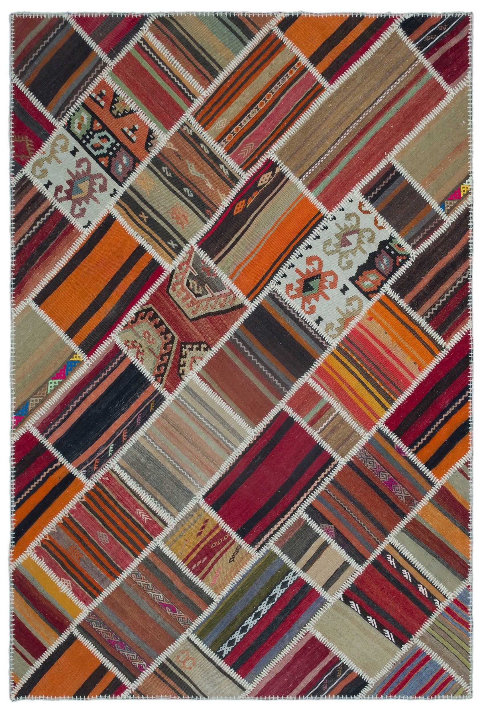 Teselya Bej Eskitme Yün El Dokuma Halısı 160 x 238 Apex Unique