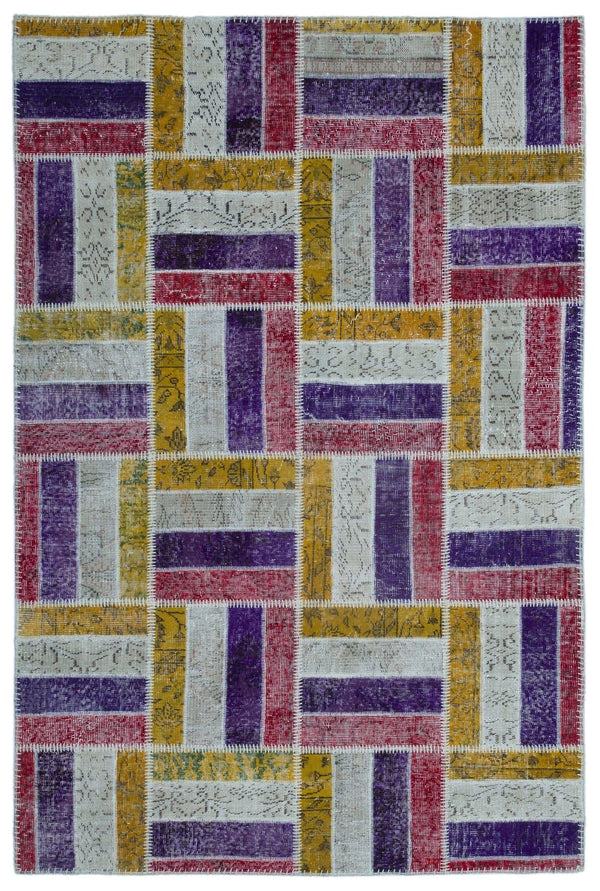 Bej Anadolu Modern Vintage Yün Halı 160x238 - Özel Seri