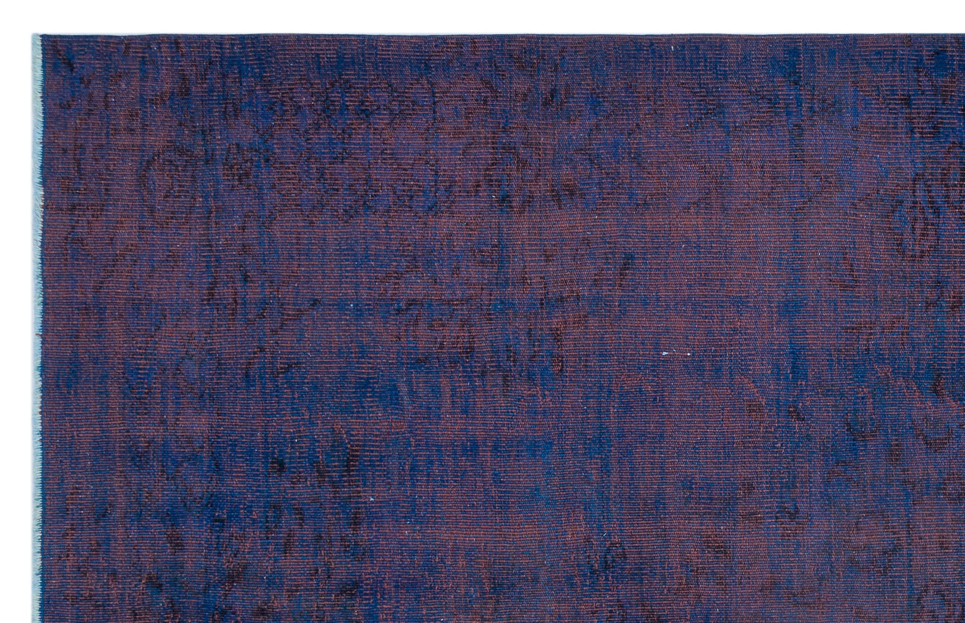 Atina Mavi Eskitme Yün El Dokuma Halısı 181 x 286 Apex Unique