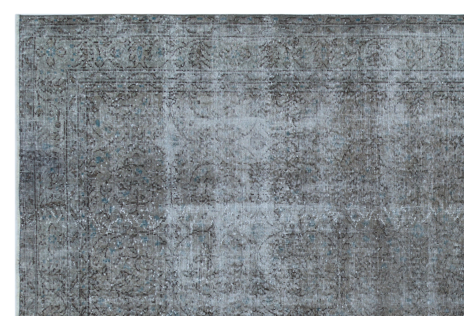 Atina Kahverengi Eskitme Yün El Dokuma Halısı 210 x 316 Apex Unique