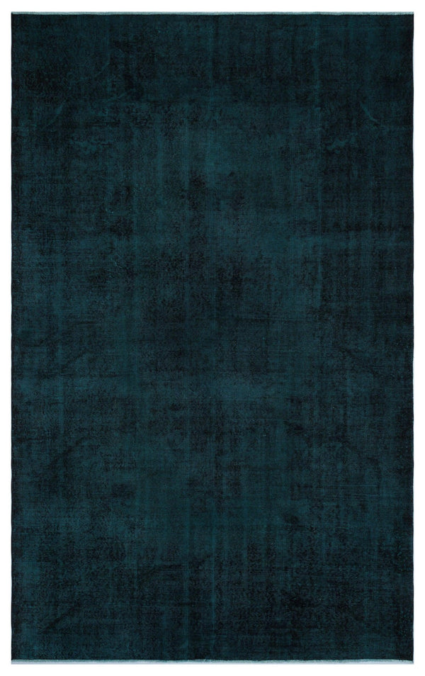 Siyah Eskitme Modern Yün Halı 195x315