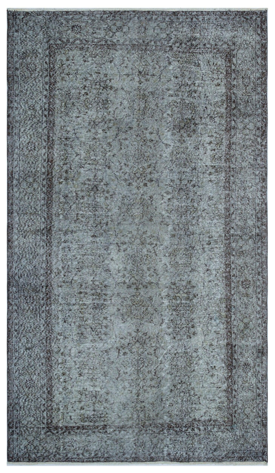 Antrasit Gri Halı Eskitme Görünümlü 170x296 cm 25675 – Koridor kullanımı