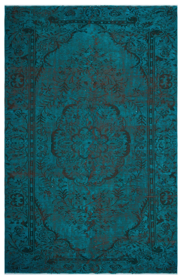 Siyah Bohem Eskitme Yün Halı 186x283