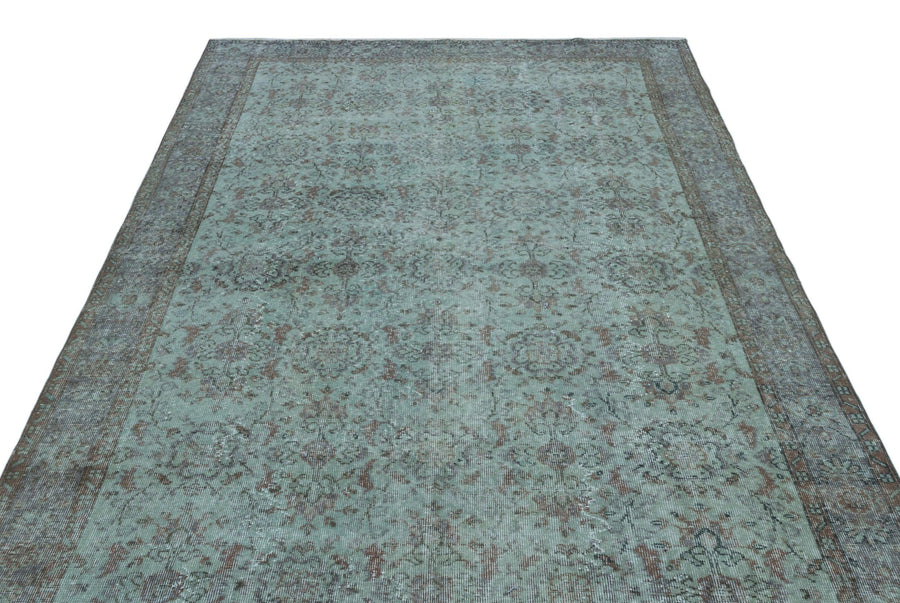 Bej Gri Bohem Madalyonlu Yün Halı 185x305
