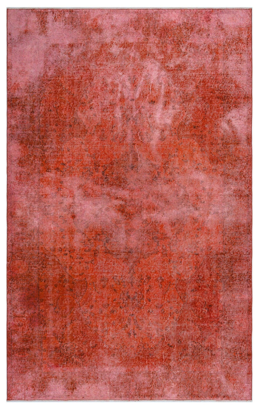 Kırmızı Dokuma Soyut Desenli Yün Halı 165x266 cm 25794 – Oturma odası kullanımı