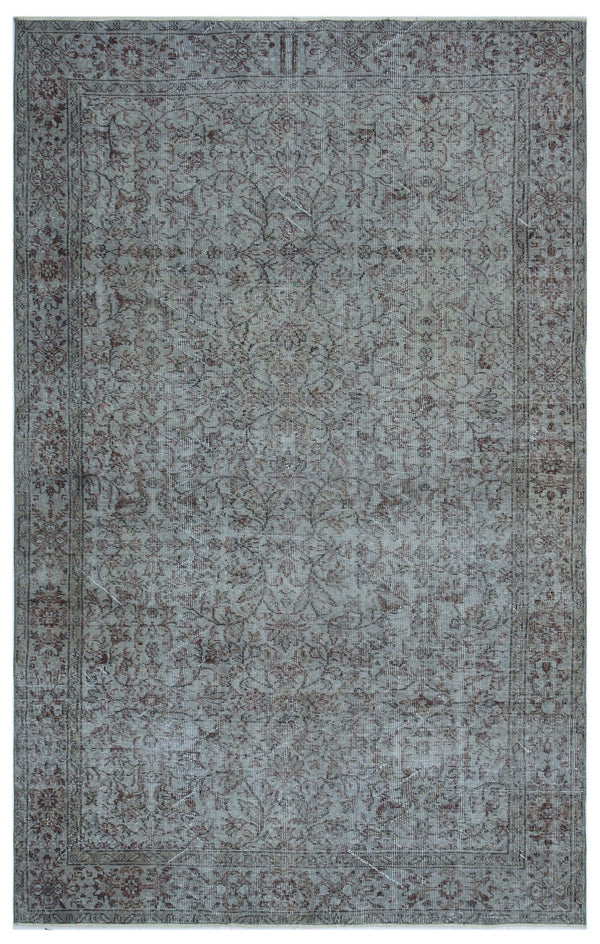 Mavi Anadolu Eskitme Madalyonlu Yün Halı 163x259 - Özel Seri