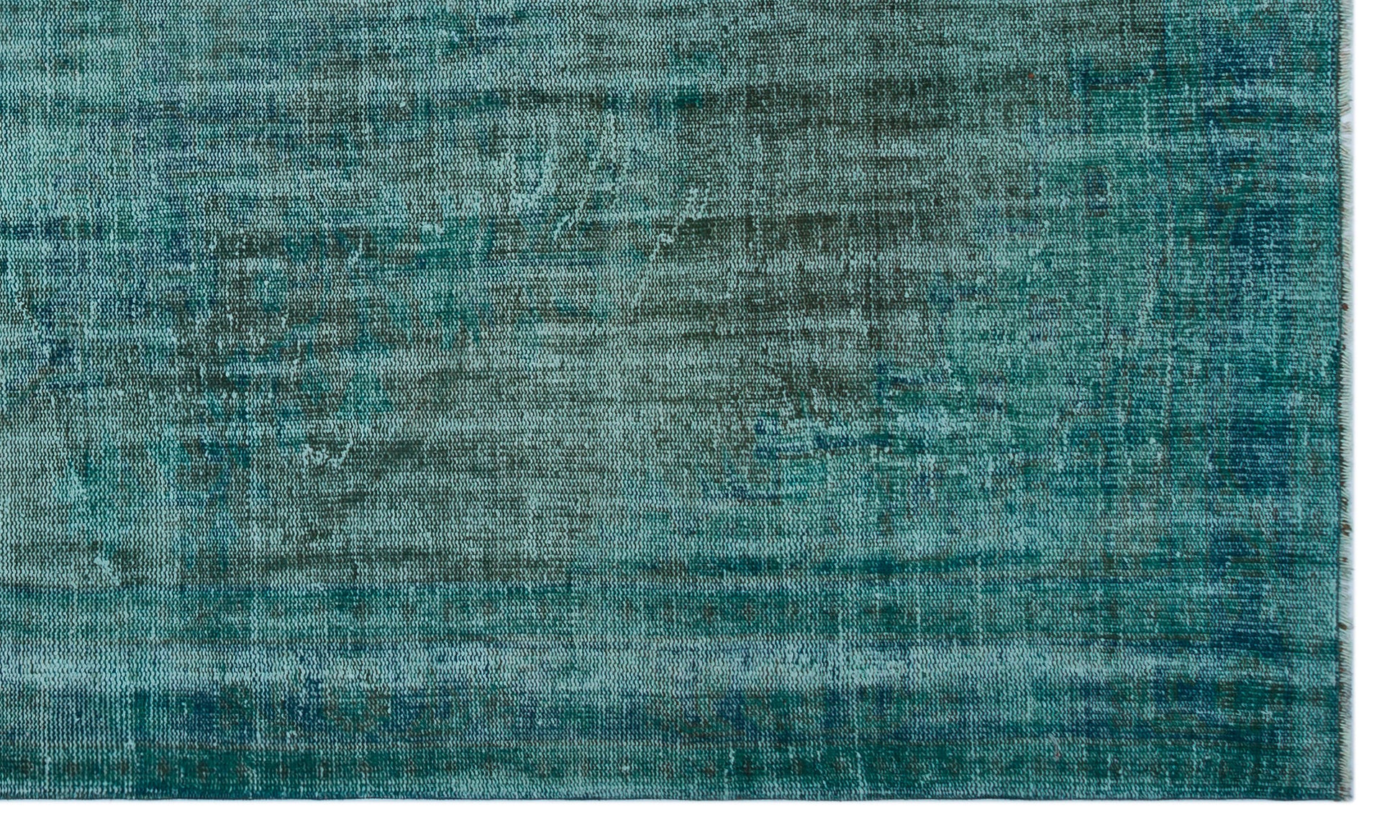 Atina Turkuaz Eskitme Yün El Dokuma Halısı 182 x 310 Apex Unique