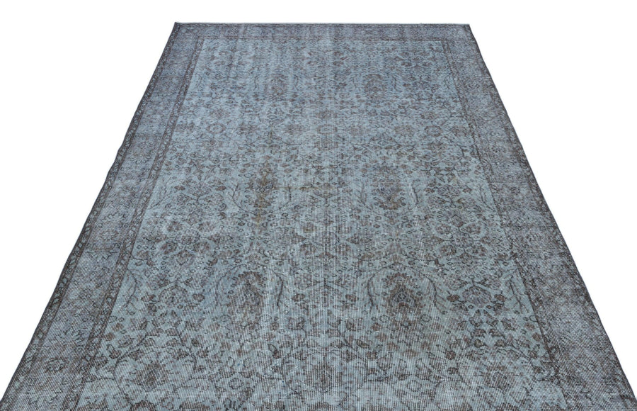 Mavi Anadolu Eskitme Modern Yün Halı 167x285 - Özel Seri