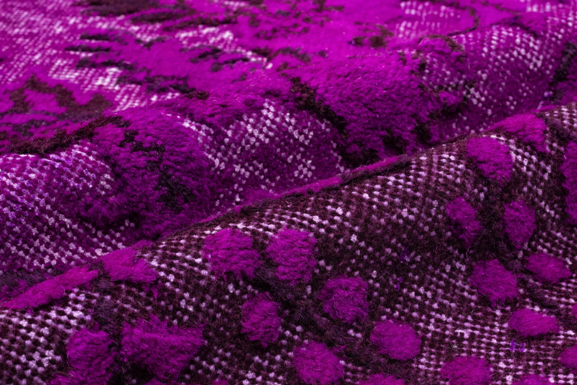 Pembe Anadolu Bohem Çiçekli Yün Halı 172x313 - Özel Seri