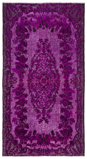 Pembe Anadolu Bohem Çiçekli Yün Halı 172x313 - Özel Seri