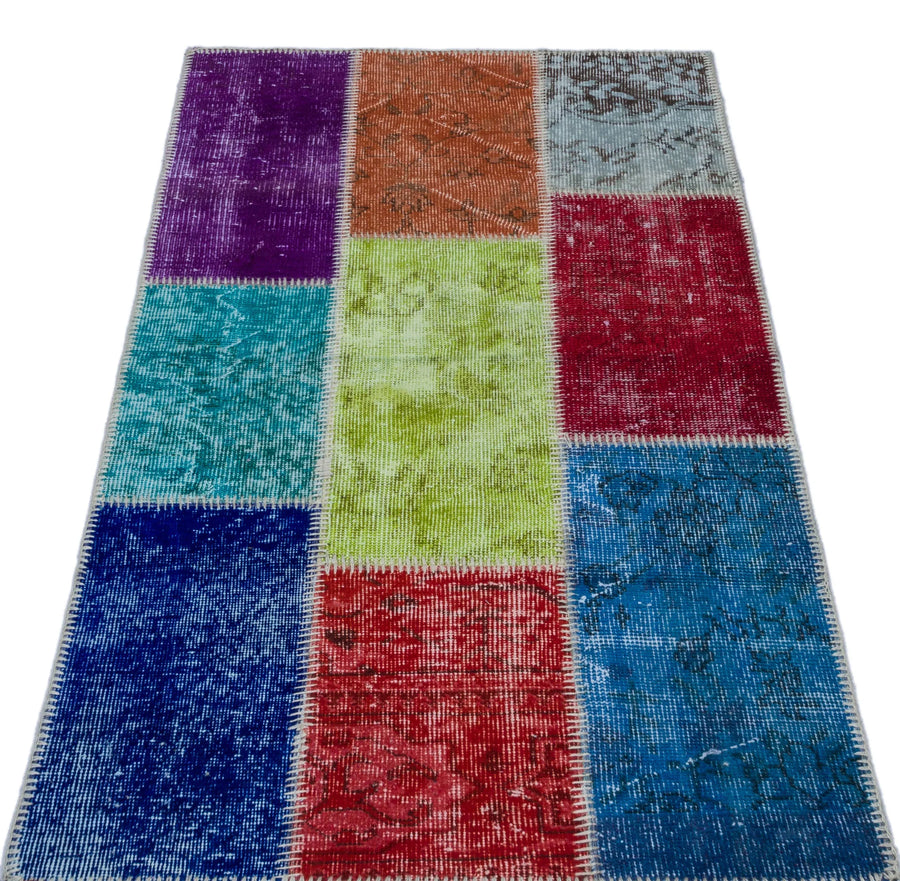 Bej Anadolu Geometrik Modern Yün Halı 80x150 - Özel Seri
