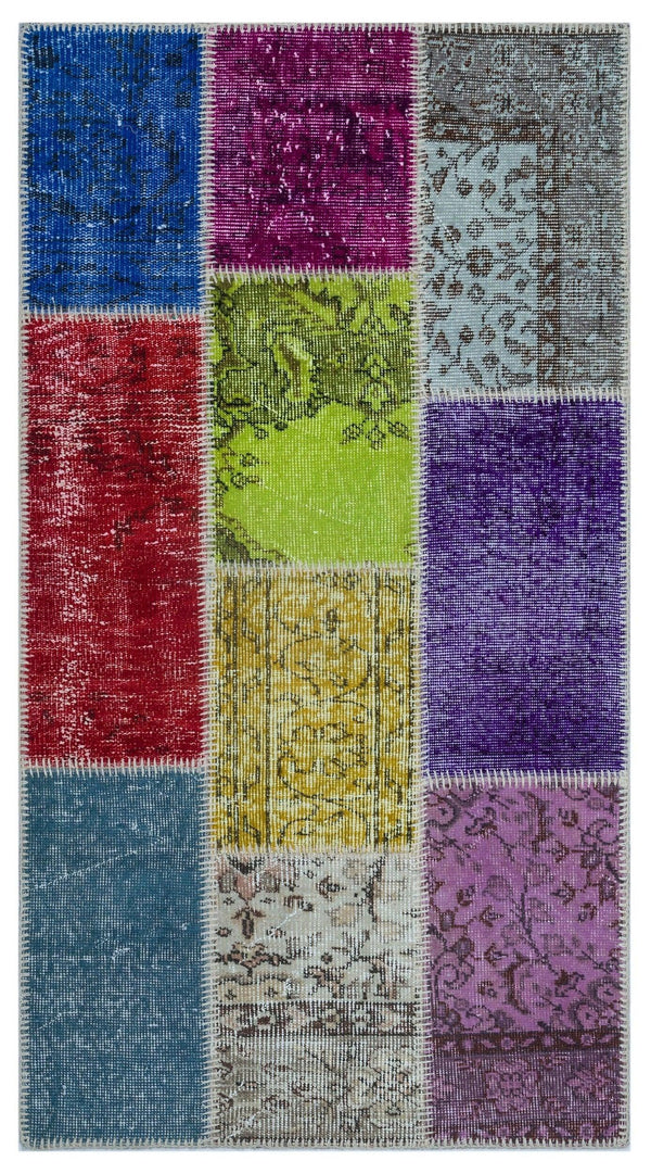 Bej Vintage Yün Halı 80x150