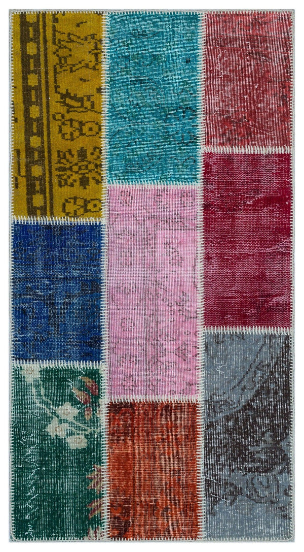 Bej Vintage Yün Halı 80x150